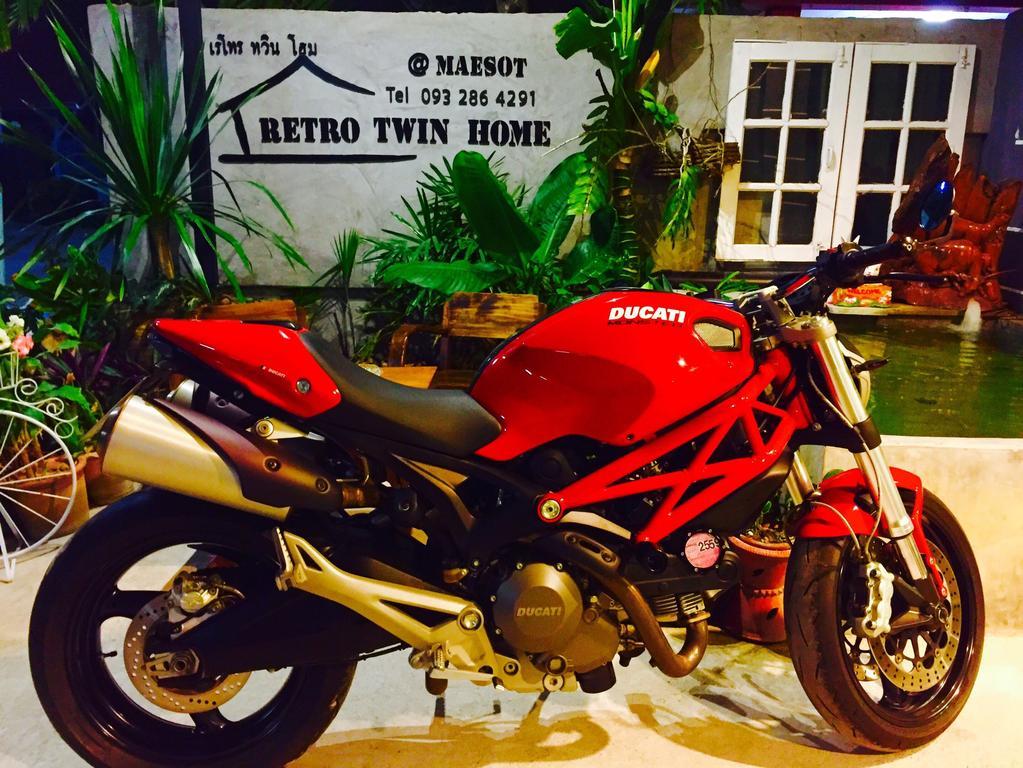 Retro Twin Home @Maesot ماي سوت المظهر الخارجي الصورة
