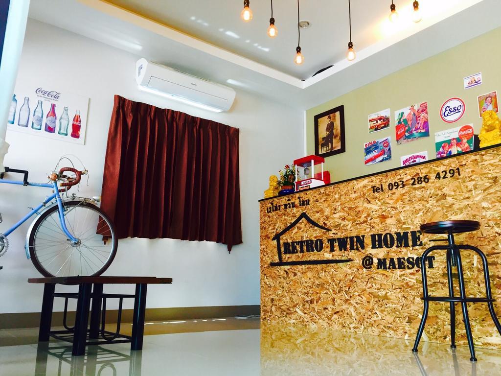 Retro Twin Home @Maesot ماي سوت المظهر الخارجي الصورة