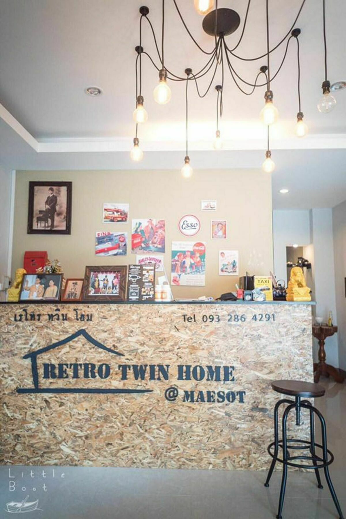 Retro Twin Home @Maesot ماي سوت المظهر الخارجي الصورة