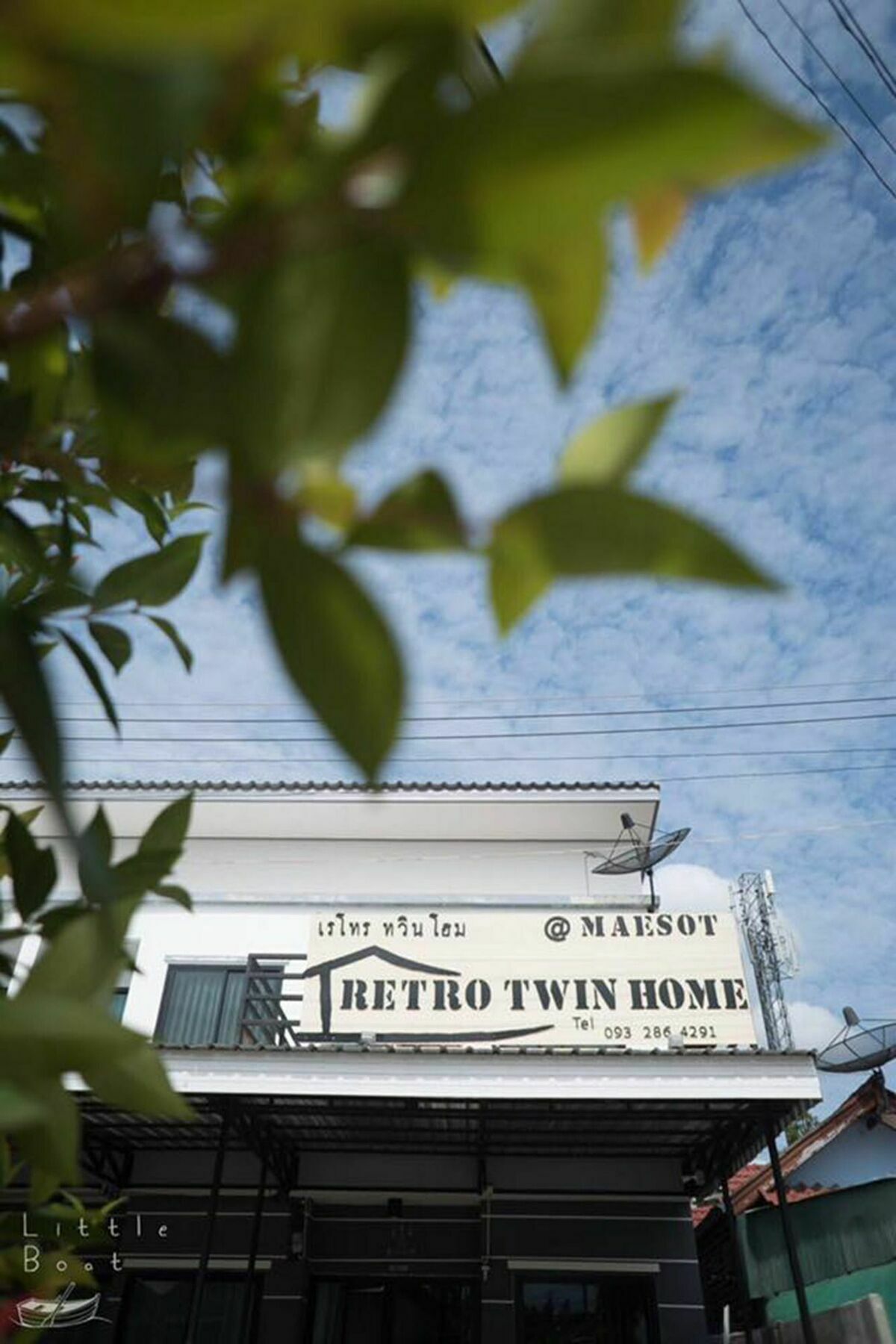 Retro Twin Home @Maesot ماي سوت المظهر الخارجي الصورة
